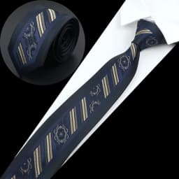 New Mens Luxury Neck Tie Fashion Jacquard Woven Skinny Slim 6cm Black Blue Floral Paisley Necktie Banquet Party Shirt Gift