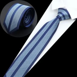 New Mens Luxury Neck Tie Fashion Jacquard Woven Skinny Slim 6cm Black Blue Floral Paisley Necktie Banquet Party Shirt Gift