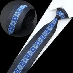 New Mens Luxury Neck Tie Fashion Jacquard Woven Skinny Slim 6cm Black Blue Floral Paisley Necktie Banquet Party Shirt Gift