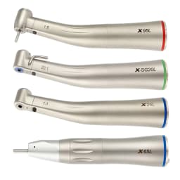 Straight Contra Angle Max X25L/X95L Dental Fiber Optic Contra Angle Low Speed Handpiece 1:1/1:5/20:1 high speed Air Turbine