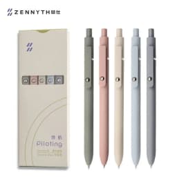 Kaco Morandi Retractable Gel Pen Set 0.5mm Writing Gel Ink Pens Black Anti-fatigue Kawaii School Stationery Kakao Office Penna