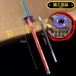 New Devil Killer Cosplay Anime Swords Pen Ninja Weapons Gel Pens Samurai Costumes Props Fan Collections