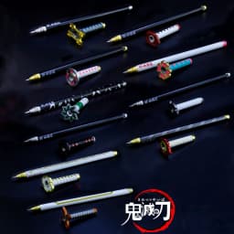 New Devil Killer Cosplay Anime Swords Pen Ninja Weapons Gel Pens Samurai Costumes Props Fan Collections