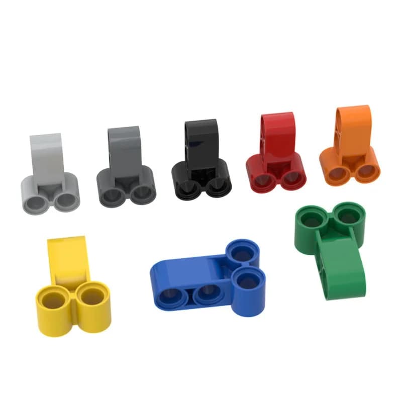 Sale Building Blocks 32557 Pin Connector Perpendicular Double 3L Bricks Collections Bulk Modular Toys For Technical MOC DIY 1Pcs