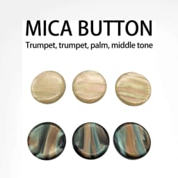 3 Pcs Trumpet Finger Buttons Valve Finger Trumpet Cap Screw Cover For Musical Bass Trumpet Accessories