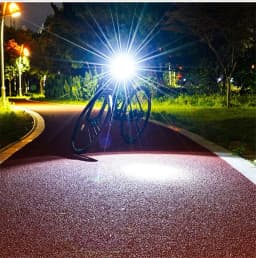 New Bike MTB Light Buttonbattery Chargeable Cycling Helmet Headlight Waterproof Bicycle Headlight Rear Taillight Lamp Flashlight