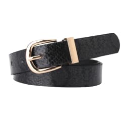 Trend new Ladies Belt snake pattern PU leather Pin buckel Belt Fashion simple jeans belt wind Women's Belt