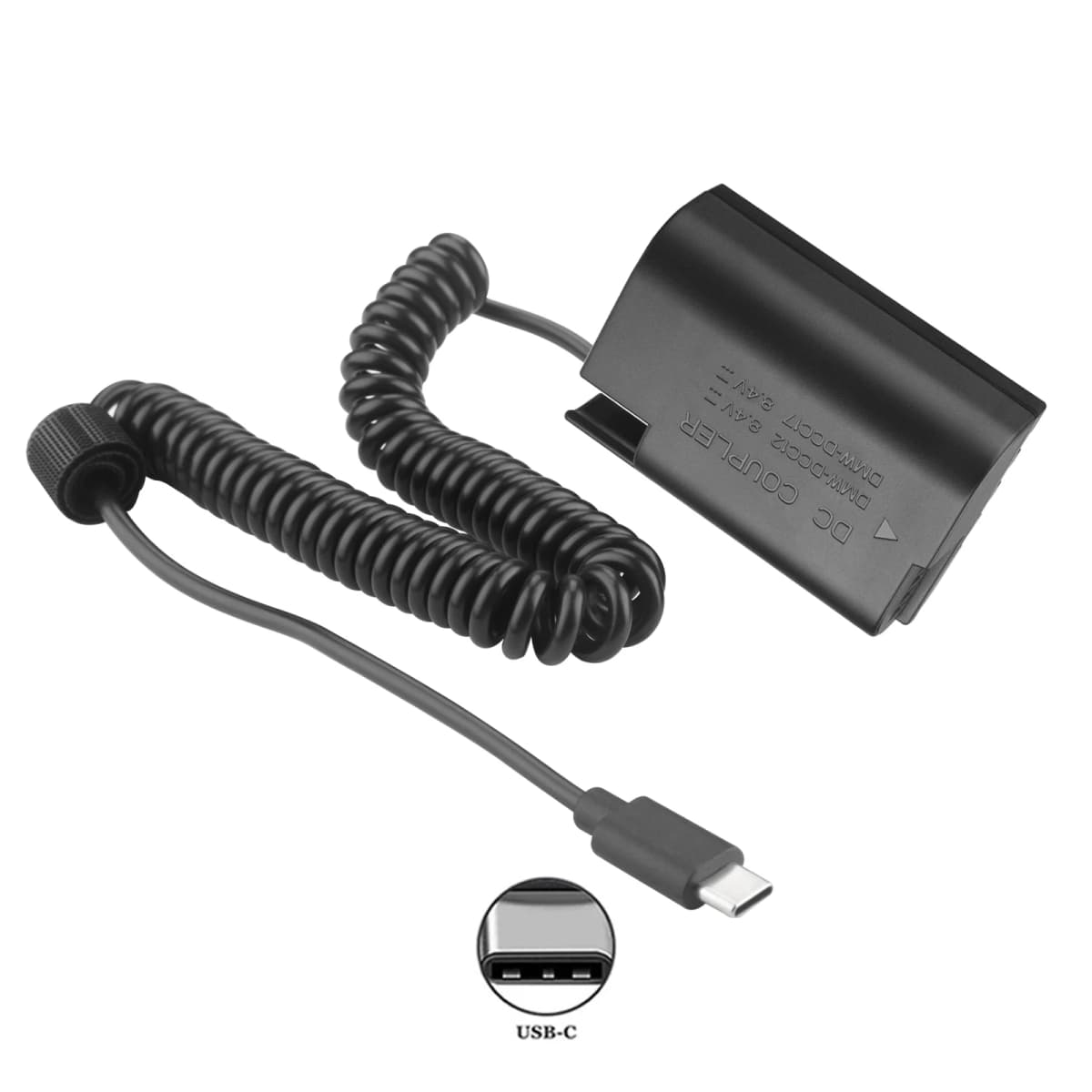 PD Type-C DMW-BLK22 Dummy Battery DMW-DCC17 Power Adapter for Panasonic Lumix S5 DC-S5 DC-S5K LUMIX GH6 Camera
