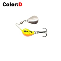 2022 New 4.5g/7.5g Metal VIB Micro Fishing Lure Spinner Sinking Rotating Spoon Pin Crankbait Sequins Baits Fishing Tackle