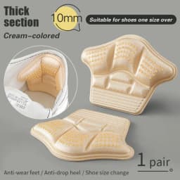 1Pair 5D Shoe Pad Foot Cushion Pads Sports Shoes Adjustable Antiwear Insoles Heel Protector Ankle Sticker Insole Brioche New