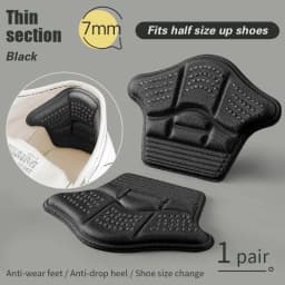 1Pair 5D Shoe Pad Foot Cushion Pads Sports Shoes Adjustable Antiwear Insoles Heel Protector Ankle Sticker Insole Brioche New