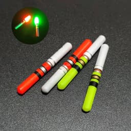5pcs/lot Fishing Float Light Stick Green / Red Suit For CR322 Battery LED Luminous Float Night Fishing Tackle Accessory J489
