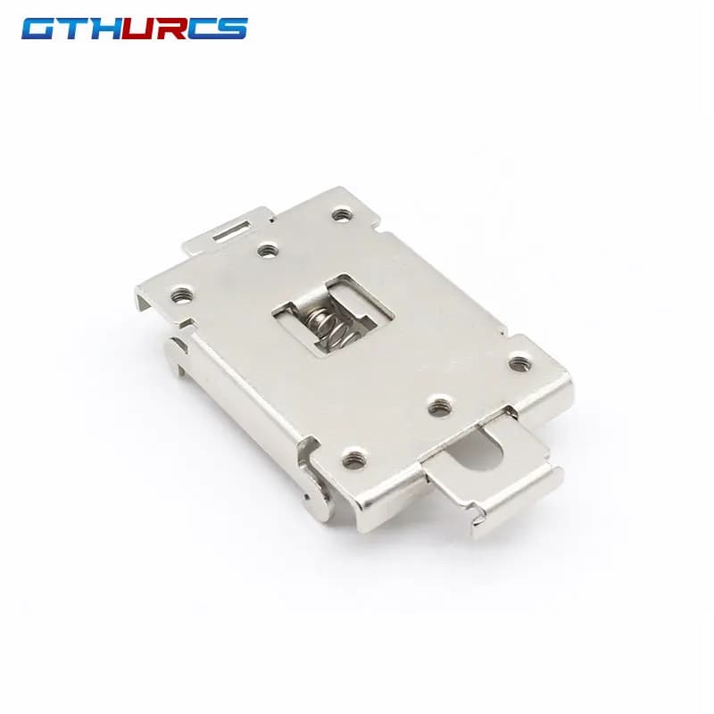 Single phase SSR 35MM DIN rail fixed solid state relay clip clamp 1pcs Mounting Fixed Buckle Snap