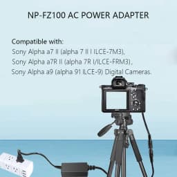 NP-FZ100 Dummy Battery NP FZ100 DC Coupler AC Power Adapter Supply Kit for Sony ILCE-9 Alpha A9 A7RM3 A7RIII A7M3 A7R4 Camera