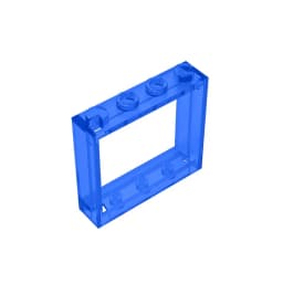 Gobricks GDS-780 FRAME 1X4X3 - 1x4x3 Window compatible with lego 60594 children's DIY Educational Building Blocks Technical