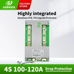 JBD BMS 4S 12V For Lifepo4 Battery 50A 60A 80A 100A 120A With Drop Protection Optional Heating and Series Connection Lifepo4 BMS