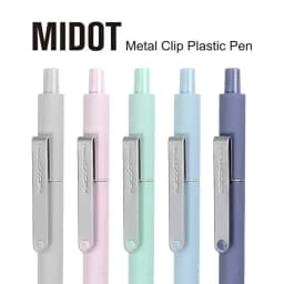 Kaco 6Colors Gel Pen Kawaii 0.5MM Black Ink Refill Ballpoint Stylo Press Rollerball ручка School Office Stationery Caneta