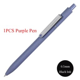 Kaco 6Colors Gel Pen Kawaii 0.5MM Black Ink Refill Ballpoint Stylo Press Rollerball ручка School Office Stationery Caneta