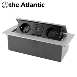 Countertop Socket Aluminum EU Standard With USB Hidden Type Table Socket Popsocket Office Kitchen Cabinet Desktop Outlet