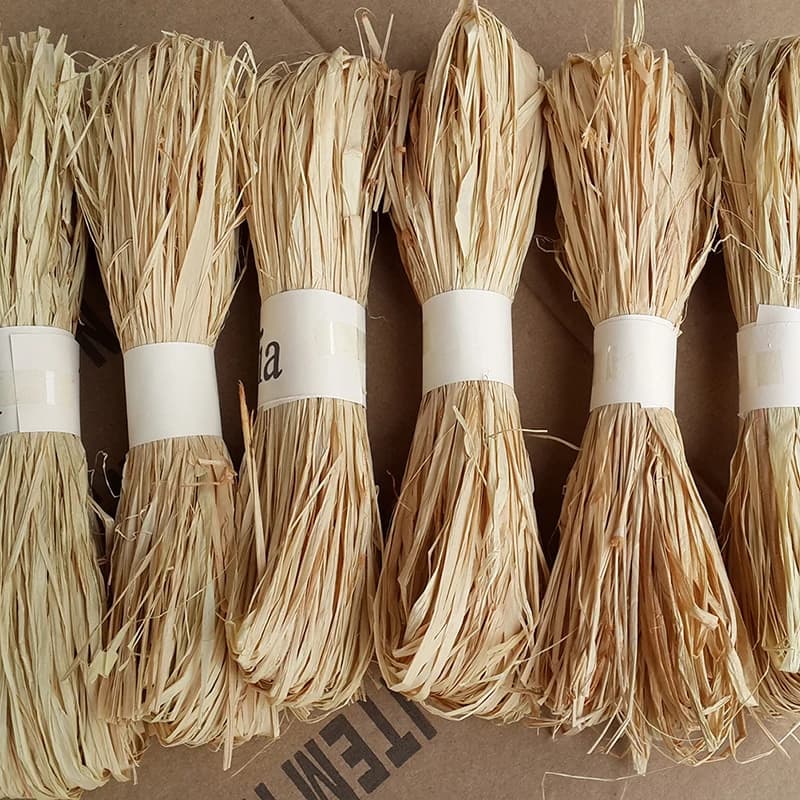 Natural Raffia Straw Rope Wedding Invitaiton Gift Packing Party Decoration Flower Baking Wrapping Suplies