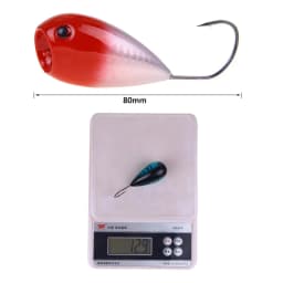 6Pcs/lot Popper Fishing Lure Crankbaits 8cm 13g Poper Lures Artificial Baits Croatian EGG Floating Hard Bait with Single Hook