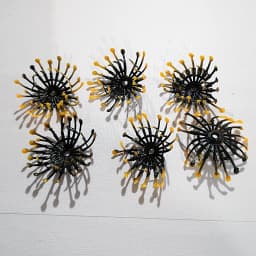 20pcs Daisy DIY Flower Wedding Christmas Home Decoration Artificial Plastic Plant Wall Decoration Miniature Garden Decoration