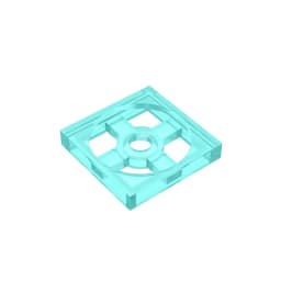 Gobricks GDS-949 Turntable 2 x 2 Plate, Base compatible with lego 3680 DIY Educational Building Blocks Technical