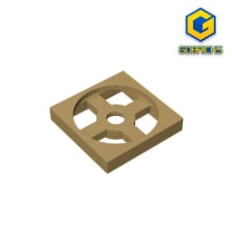 Gobricks GDS-949 Turntable 2 x 2 Plate, Base compatible with lego 3680 DIY Educational Building Blocks Technical