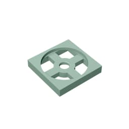 Gobricks GDS-949 Turntable 2 x 2 Plate, Base compatible with lego 3680 DIY Educational Building Blocks Technical