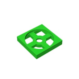 Gobricks GDS-949 Turntable 2 x 2 Plate, Base compatible with lego 3680 DIY Educational Building Blocks Technical