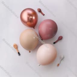 5/10/12/18inch Doubled Balloons Decoration Double Blush Nude Dusty Pink Rose Gold Balloon Garland Arch Kit DIY Baby Shower Decor