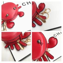YoReAi New Fashion Woman Small Crab Coin Purse Girl Pendant Lipstick Bag Casual Student Clutch Card Holder Cute Trend Handbag