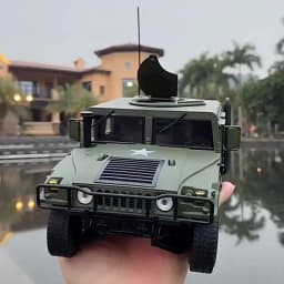 1:18 Hummer H1 Alloy Military Explosion Proof Car Model Diecasts Simulation Metal Off-road Vehicles Armored Car Model Kids Gifts