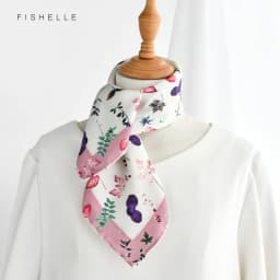 Pink rural small broken flower 100% silk small square scarf twill woman natural silk 50x50 square hijab shawl ladies gifts
