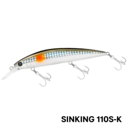 TSURINOYA 110S 110mm 37g Heavy Sinking Minnow Hard Artificial Plastic Sea Fishing Lure WIZARD Max 80m Ultra Long Casting Bait