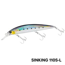 TSURINOYA 110S 110mm 37g Heavy Sinking Minnow Hard Artificial Plastic Sea Fishing Lure WIZARD Max 80m Ultra Long Casting Bait