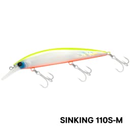 TSURINOYA 110S 110mm 37g Heavy Sinking Minnow Hard Artificial Plastic Sea Fishing Lure WIZARD Max 80m Ultra Long Casting Bait
