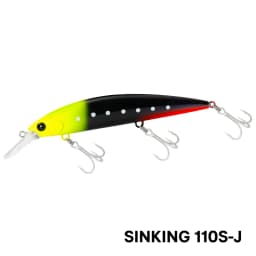 TSURINOYA 110S 110mm 37g Heavy Sinking Minnow Hard Artificial Plastic Sea Fishing Lure WIZARD Max 80m Ultra Long Casting Bait