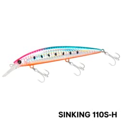 TSURINOYA 110S 110mm 37g Heavy Sinking Minnow Hard Artificial Plastic Sea Fishing Lure WIZARD Max 80m Ultra Long Casting Bait