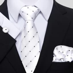 Jacquard Nice Brand Tie Pocket Squares Cufflink Set Necktie For Men Gold Striped Shirt Accessories Fit Wedding Luxury Party