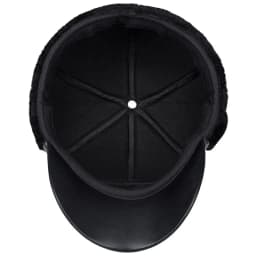 Winter Warm Hat Men Black Leather Fur Baseball Cap Men Snapback Women Casquette Bones Dad Caps Gorras Earflaps Thicken Hat