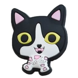 Sale 1Pcs Cute Cat Dog Shoe Charms for Crocs Accessories Charms Bracelet Wristband Decoration Adults Party Favor Gifts
