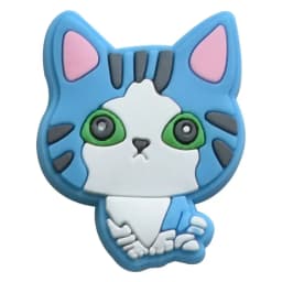 Sale 1Pcs Cute Cat Dog Shoe Charms for Crocs Accessories Charms Bracelet Wristband Decoration Adults Party Favor Gifts