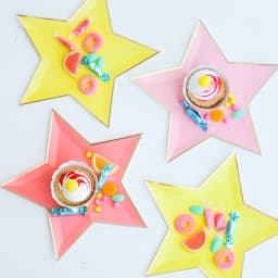 Colorful Star Disposable Tableware Paper Plates Cups Banner Napkins Straw Kids Birthday Baby Shower Wedding Decoration Supplies