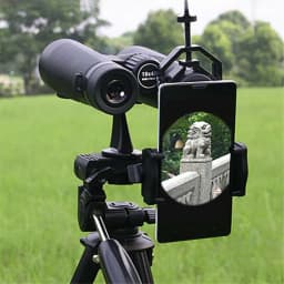 Universal Cell Phone Adapter Clip Mount Binocular Monocular Spotting Scope Telescope Phone Holder Support Eyepiece