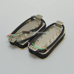1pcs Waaah Pickup Alnico V Humbucker Pickups Zebra Black Nickel Gold Color A5 HB Pickup Waaah Captadores Logo
