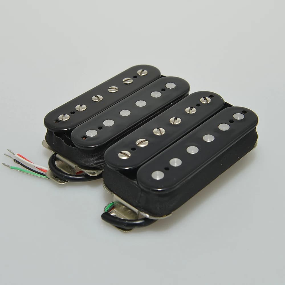 1pcs Waaah Pickup Alnico V Humbucker Pickups Zebra Black Nickel Gold Color A5 HB Pickup Waaah Captadores Logo