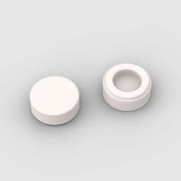 300Pcs/lot Transparent 98138 35380 35381 Silver 1x1 Tile Round Building Block Parts Bricks MOC Pixel Painting Materials DIY Toys