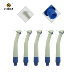 TOSI Dental Disposable High Speed Handpiece With Adpater Air Turbine Personal Use Blue Gray Quick Coupling 4holes