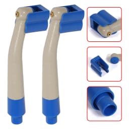 TOSI Dental Disposable High Speed Handpiece With Adpater Air Turbine Personal Use Blue Gray Quick Coupling 4holes